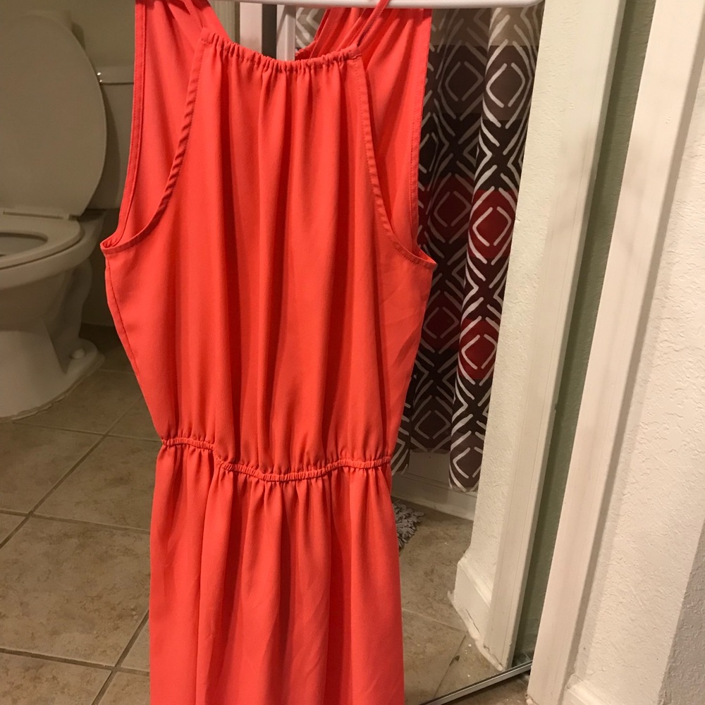Hot pink sundress
